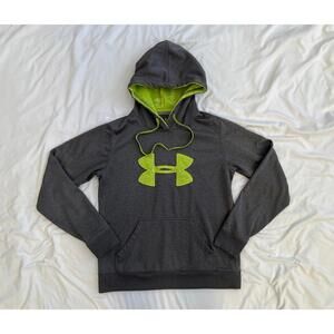 Under Armour women’s size medium grey/green pullover hoodie